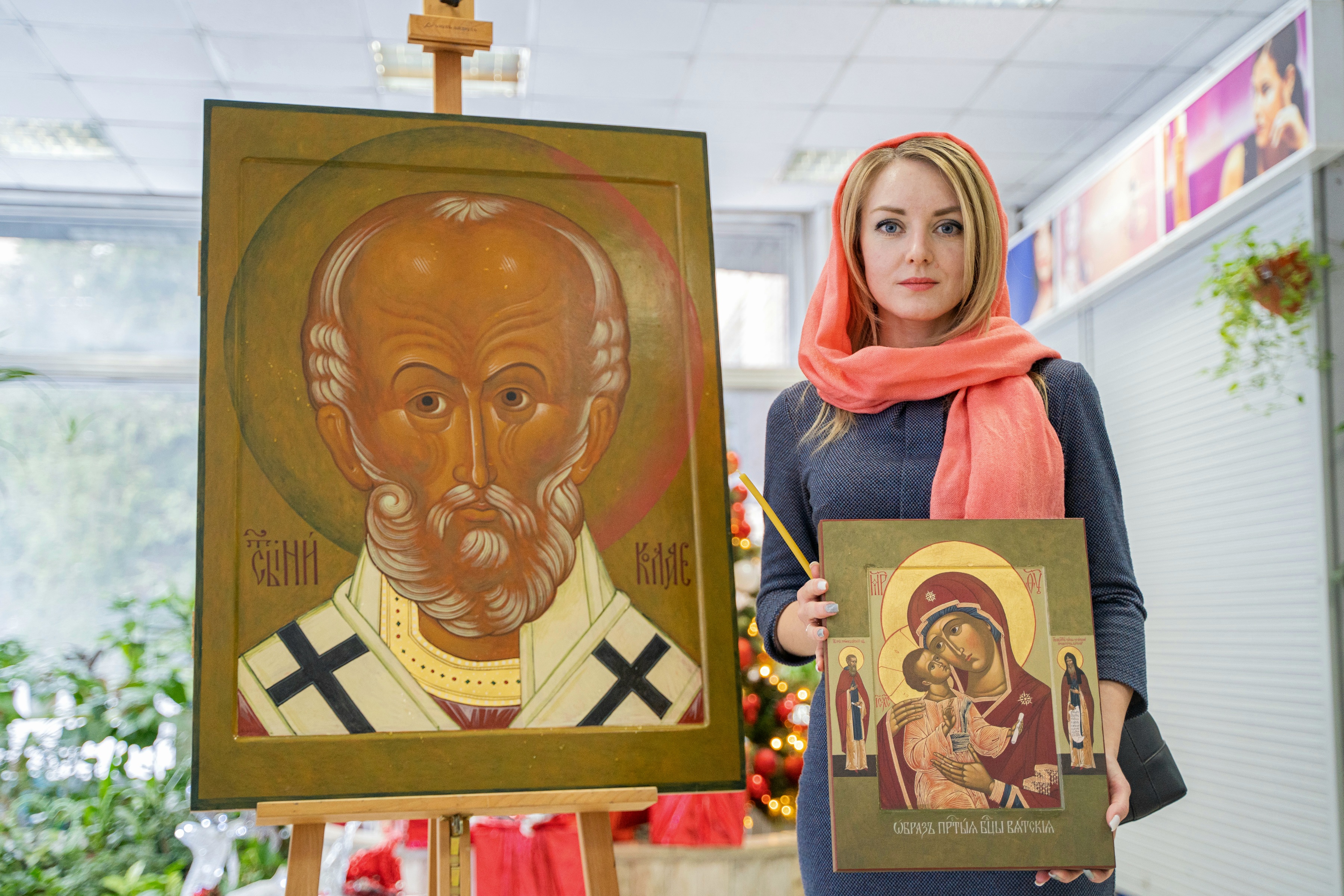 Возвращение иконы Николая Чудотворца в военный госпиталь